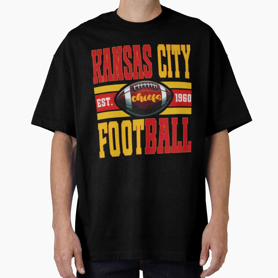 Art Kansas City Chiefs T-Shirt - Minimalist Print for Adults - T-Shirt, Sweatshirt, Hoodie