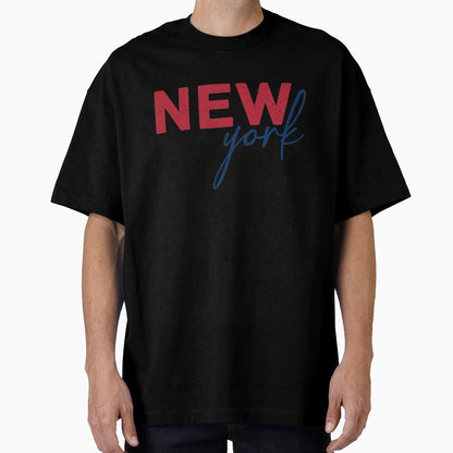 New York Calligraphy Handwriting T-Shirt - Unique Graphic for Adults - T-Shirt, Sweatshirt, Hoodie