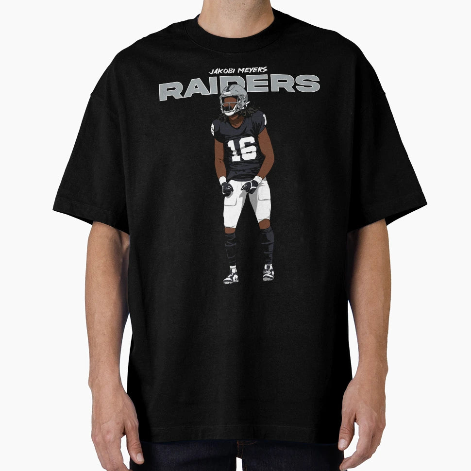 Jacobi Meyers Lv Raiders T-Shirt - Aesthetic Graphic for Adults - T-Shirt, Sweatshirt, Hoodie