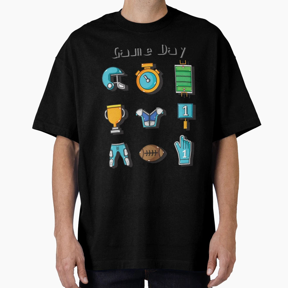 Game Day T-Shirt - Minimalist Print Men Women - T-Shirt, Sweatshirt, Hoodie