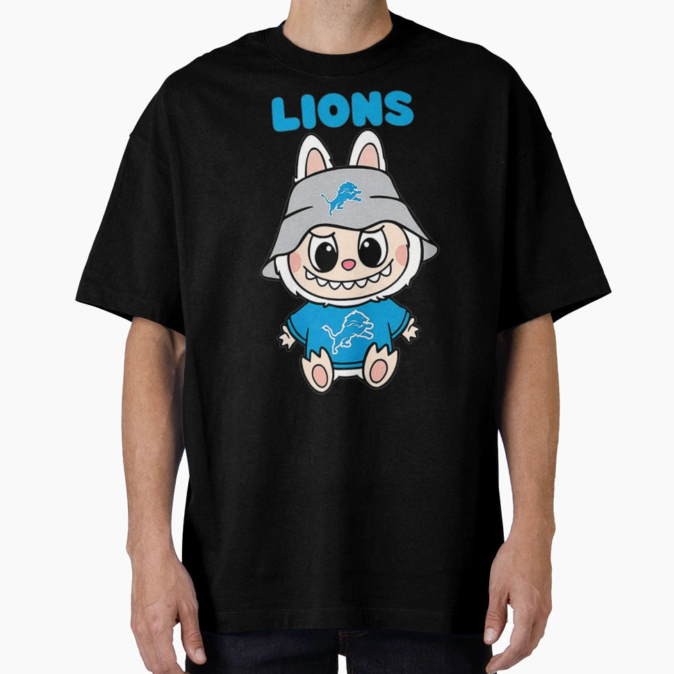Labubu Football Lions T-Shirt - Graphic Print for Adults - T-Shirt, Sweatshirt, Hoodie