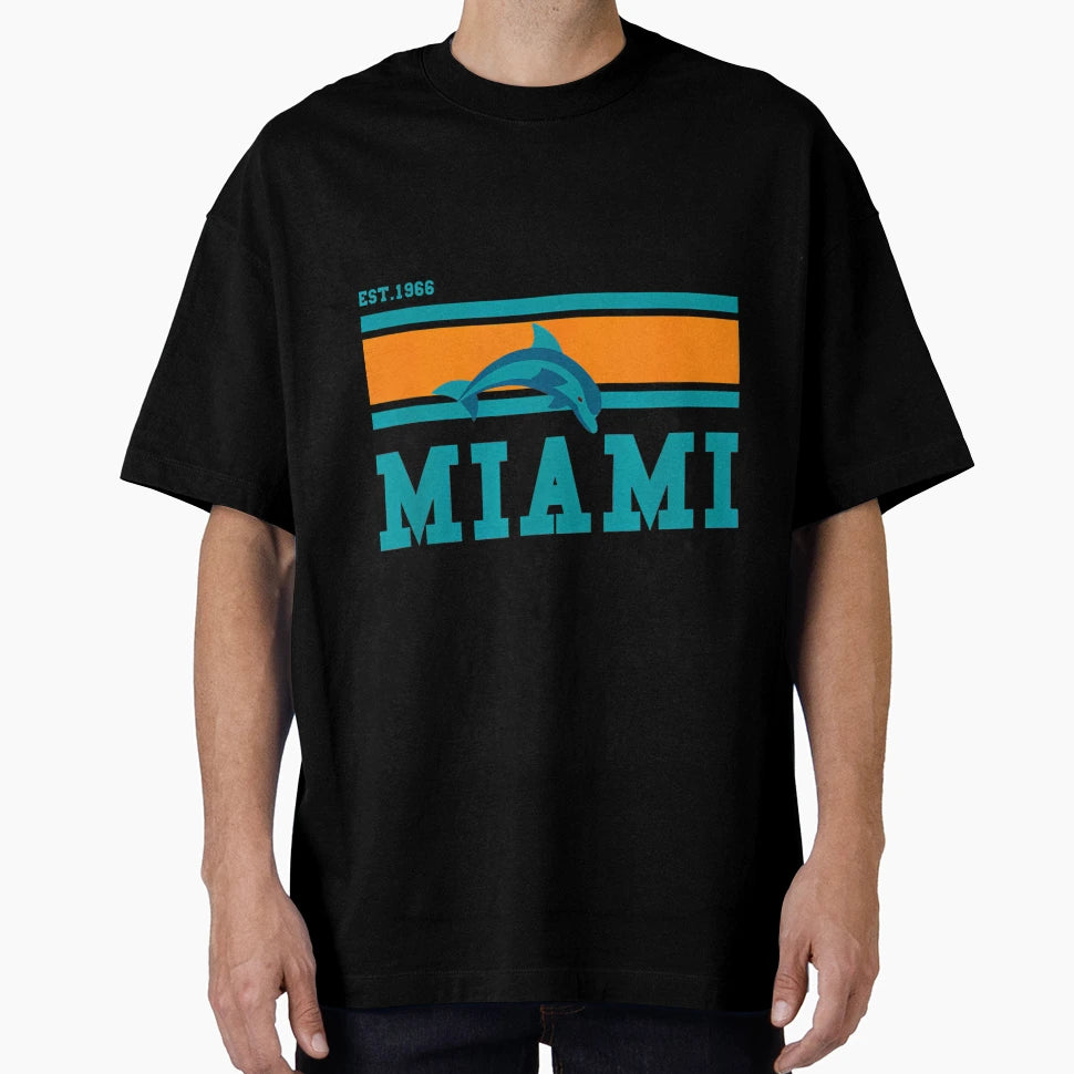 Miami Sports Team Est 1966 Athletic T-Shirt - Unique Graphic for Adults - T-Shirt, Sweatshirt, Hoodie