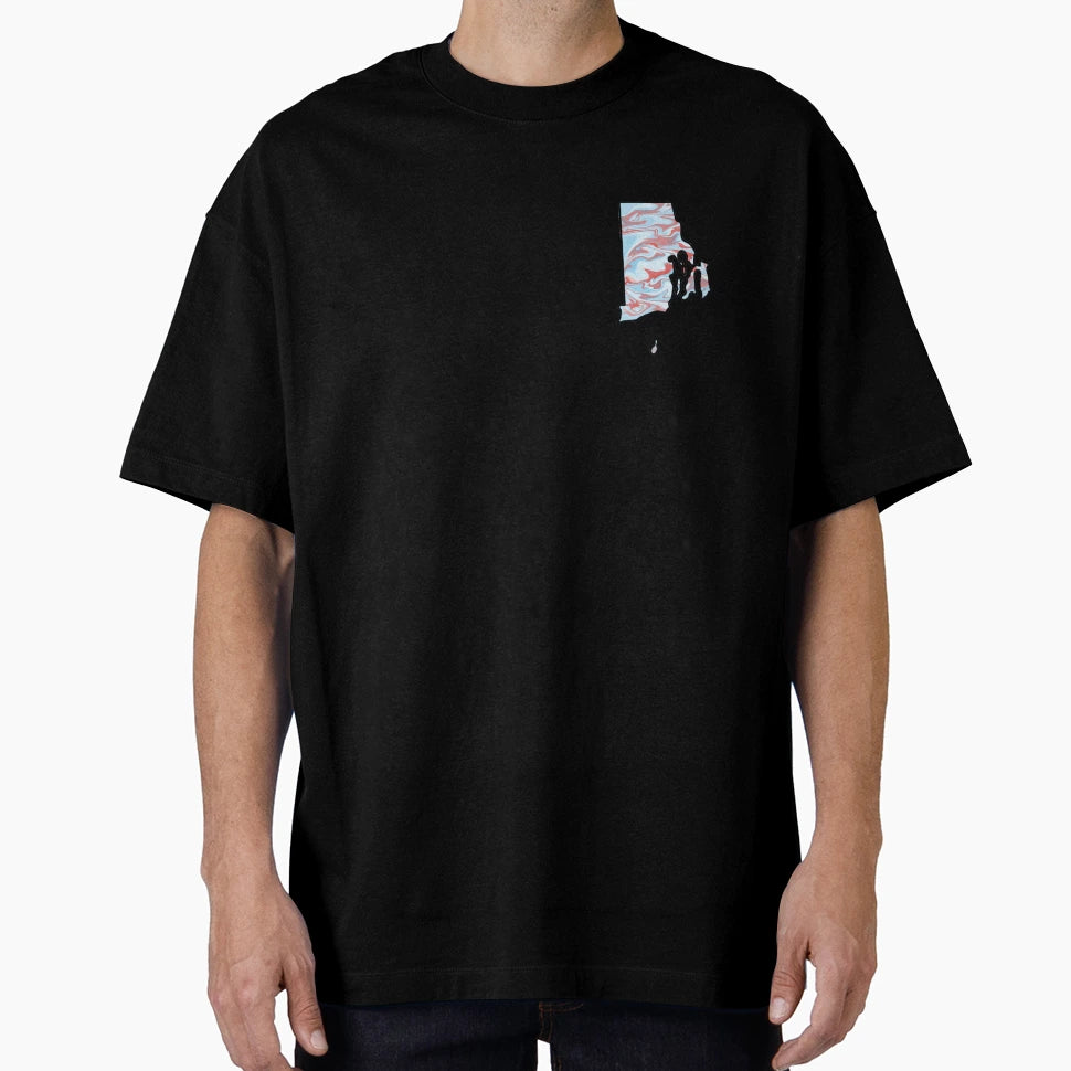 Rhode Island Marble T-Shirt - Aesthetic Graphic Men Women - T-Shirt, Sweatshirt, Hoodie
