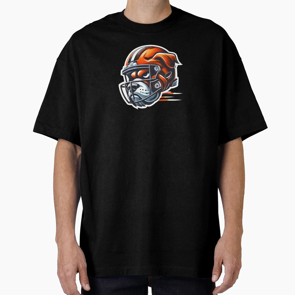 Cleveland Browns Dawg Helmet T-Shirt - Novelty Apparel for Adults - T-Shirt, Sweatshirt, Hoodie