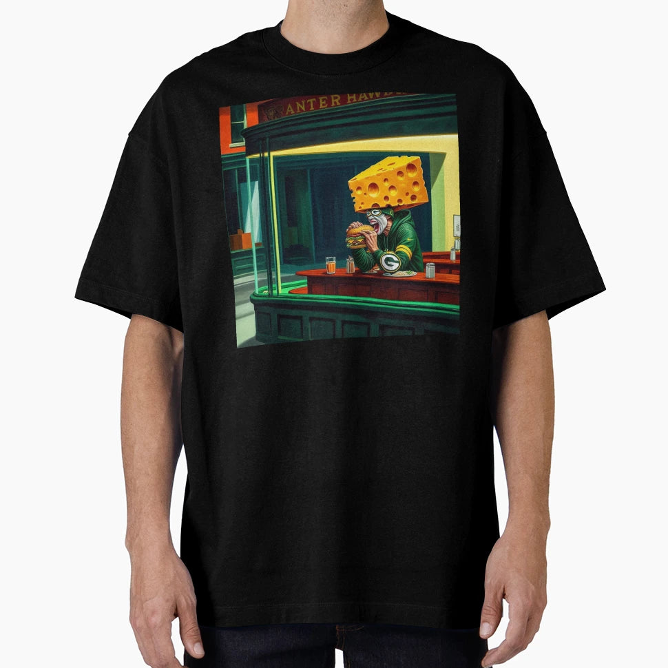 Cheese Head Nation T-Shirt - Aesthetic Graphic for Adults - T-Shirt, Sweatshirt, Hoodie