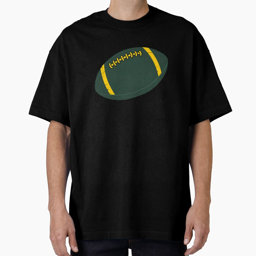 Green Football Season T-Shirt - Custom Art Print Men Women - T-Shirt, Sweatshirt, Hoodie