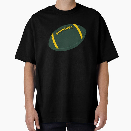 Green Football Season T-Shirt - Custom Art Print Men Women - T-Shirt, Sweatshirt, Hoodie