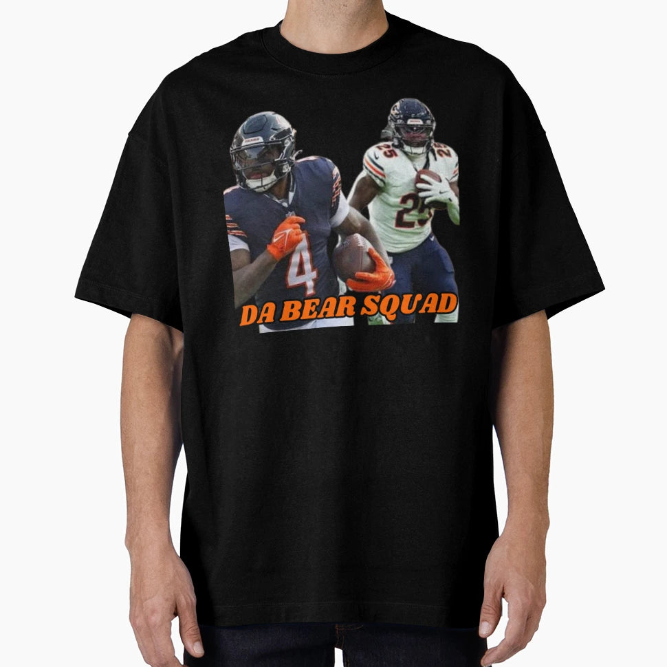 Chicago Bear Squad T-Shirt - Trendy Graphic Men Women - T-Shirt, Sweatshirt, Hoodie