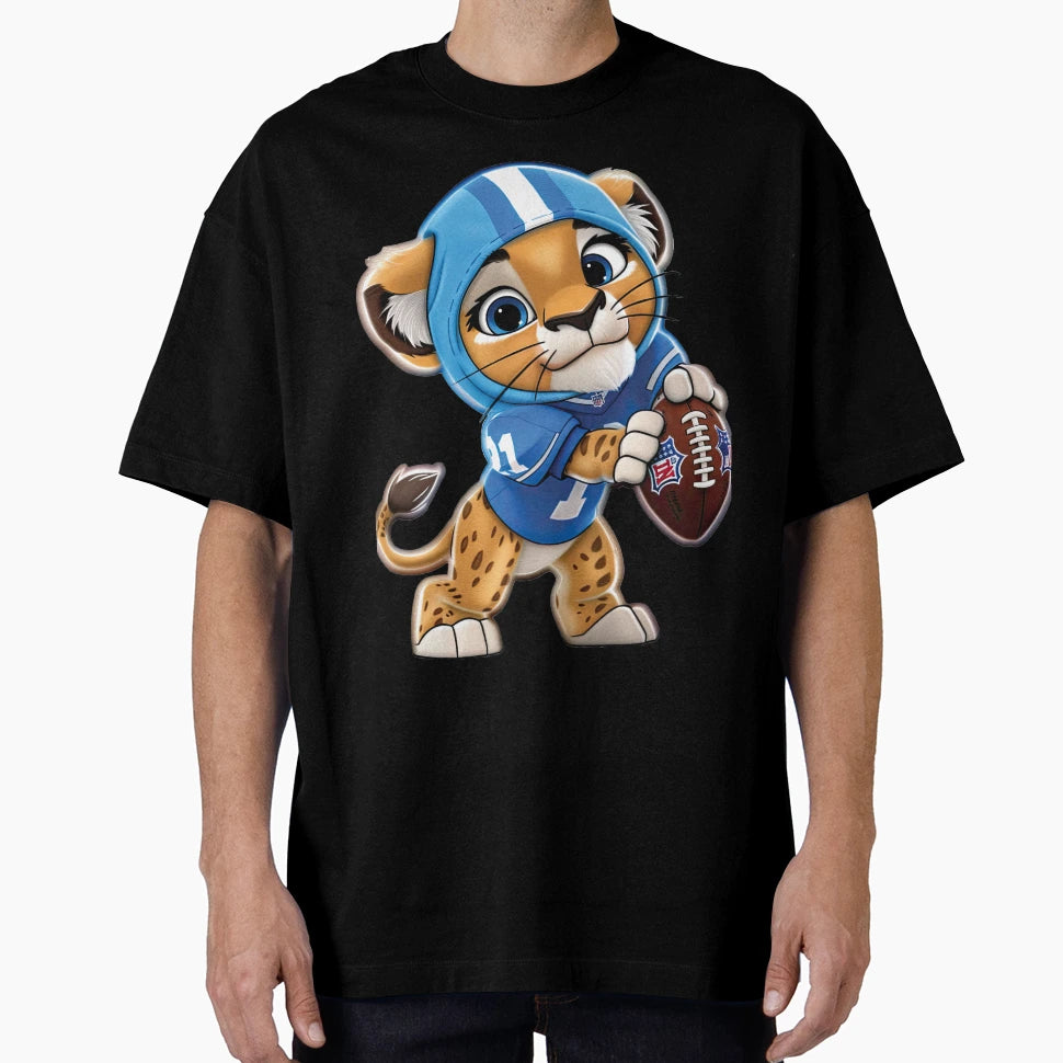 Detroit Lions Football Cub 3 T-Shirt - Novelty Apparel Unisex - T-Shirt, Sweatshirt, Hoodie