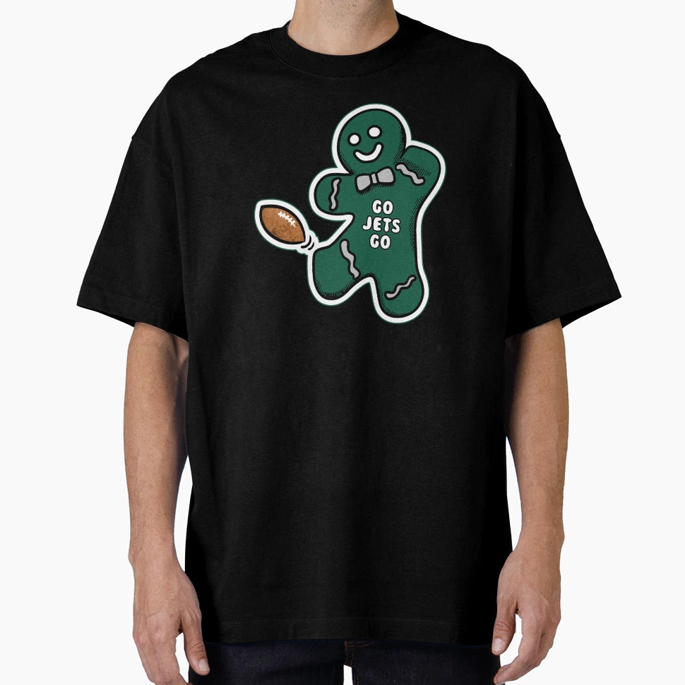 New York Jets Gingerbread T-Shirt - Minimalist Print Unisex - T-Shirt, Sweatshirt, Hoodie