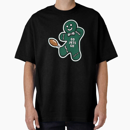 New York Jets Gingerbread T-Shirt - Minimalist Print Unisex - T-Shirt, Sweatshirt, Hoodie