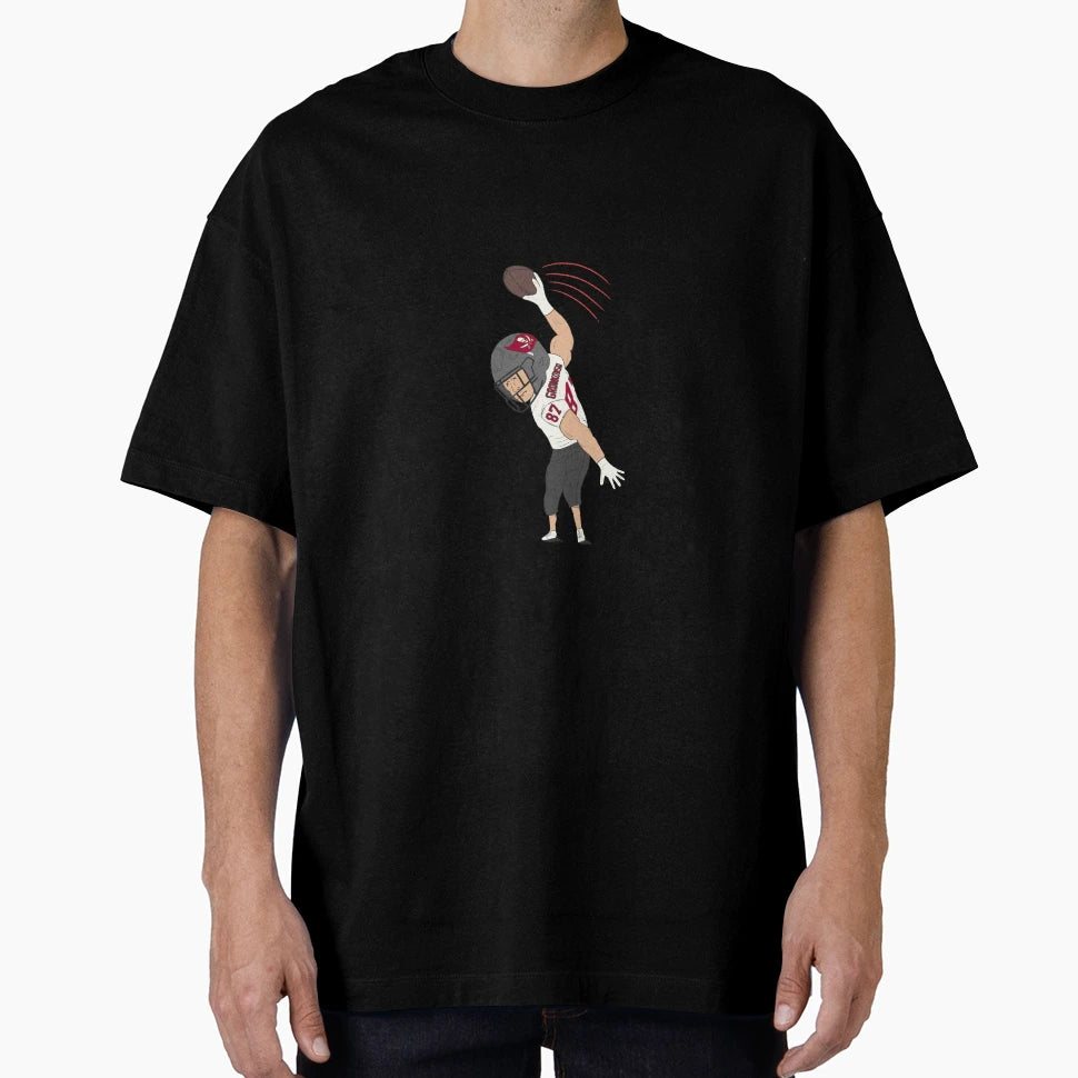 Football Player Spiking Ball T-Shirt - Fun Novelty Design Men Women - T-Shirt, Sweatshirt, Hoodie