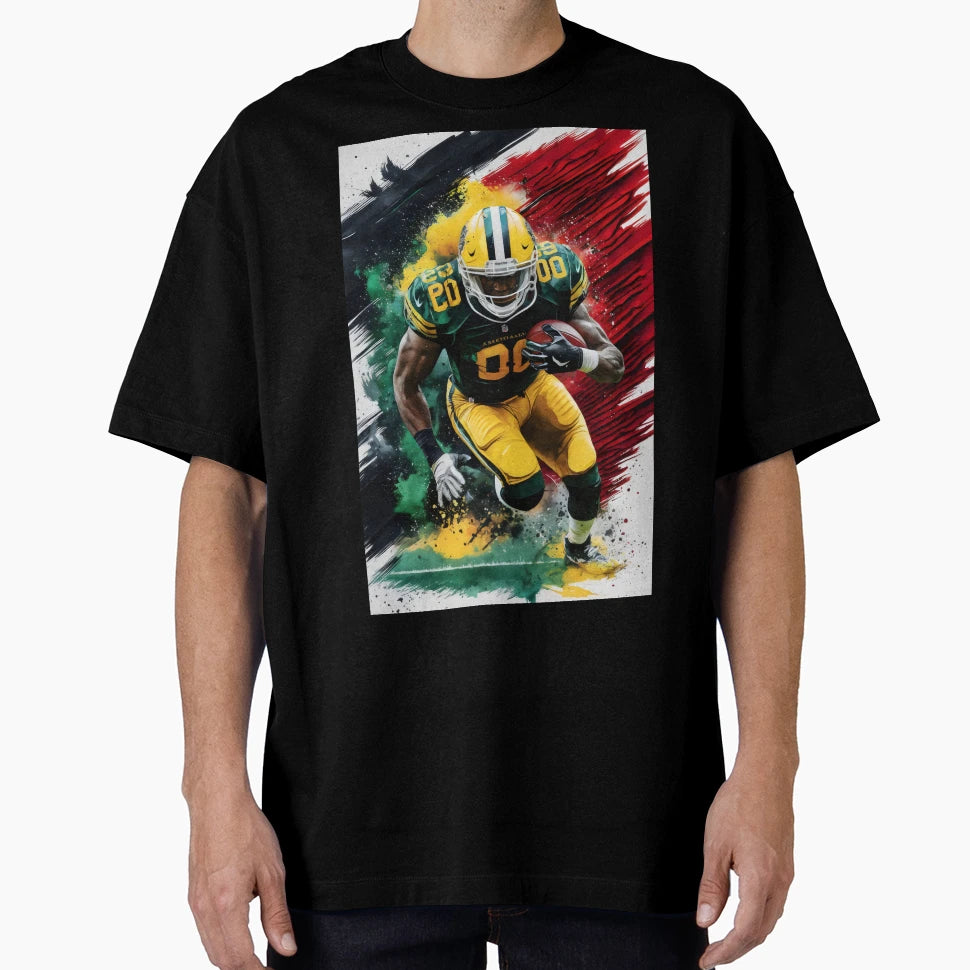 Football Player Ball T-Shirt - Novelty Apparel for Adults - T-Shirt, Sweatshirt, Hoodie