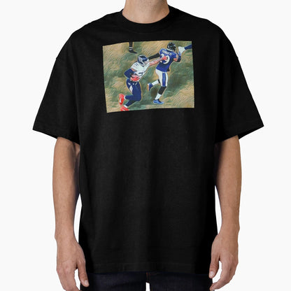 Stiff Arm T-Shirt - Custom Art Print Men Women - T-Shirt, Sweatshirt, Hoodie