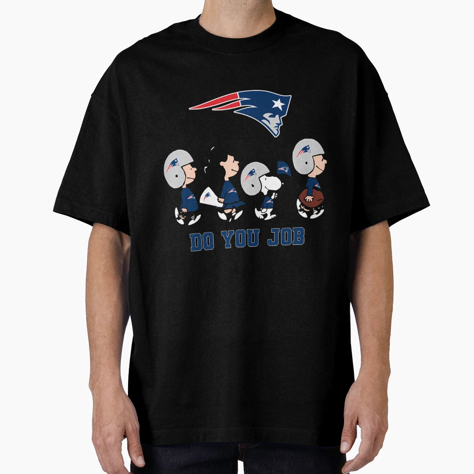 New England Patriots Football Cartoon T-Shirt - Trendy Graphic Unisex - T-Shirt, Sweatshirt, Hoodie