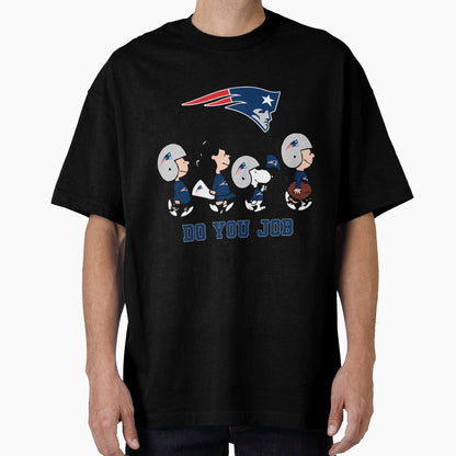 New England Patriots Football Cartoon T-Shirt - Trendy Graphic Unisex - T-Shirt, Sweatshirt, Hoodie