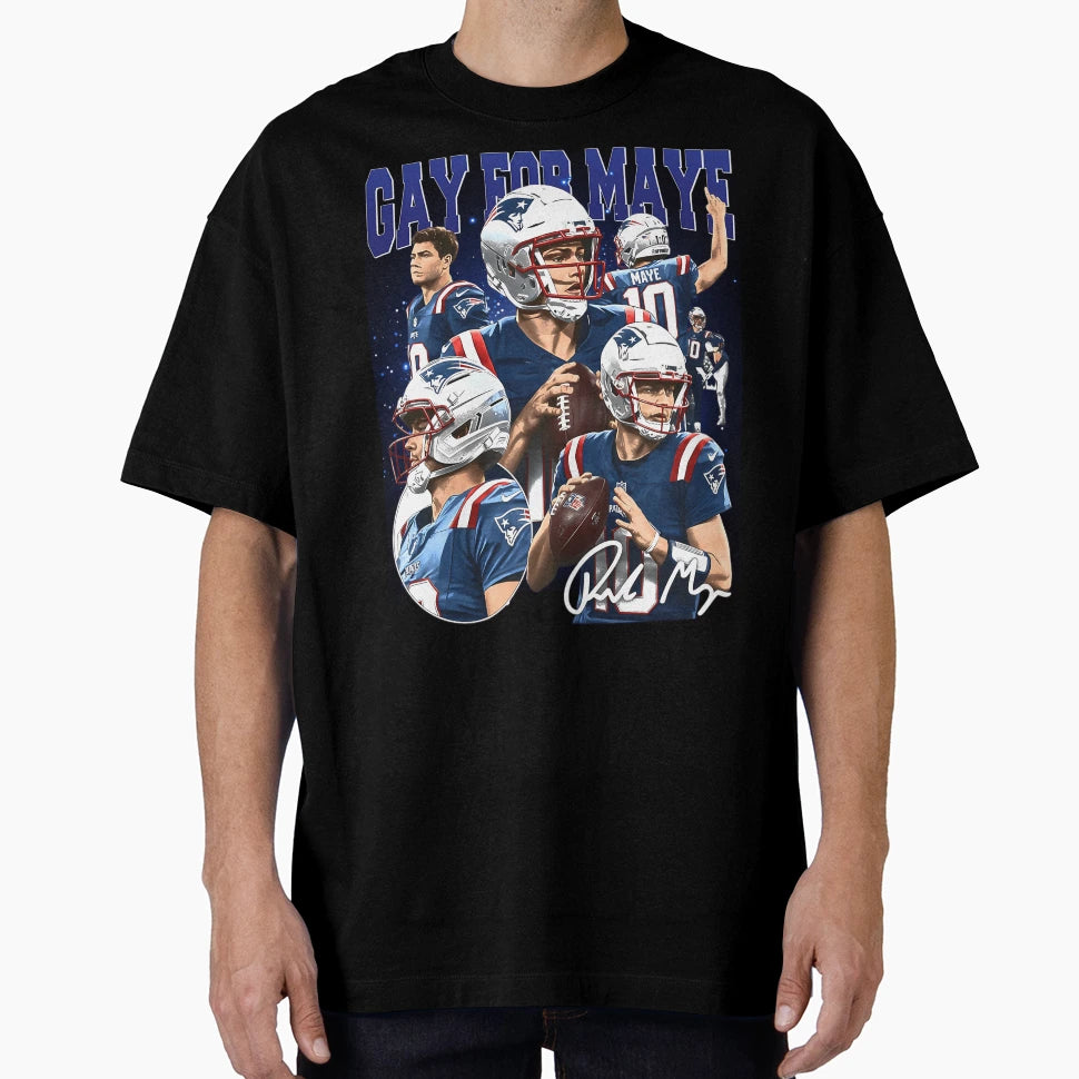 Gay Maye New England Football T-Shirt - Streetwear Style for Adults - T-Shirt, Sweatshirt, Hoodie
