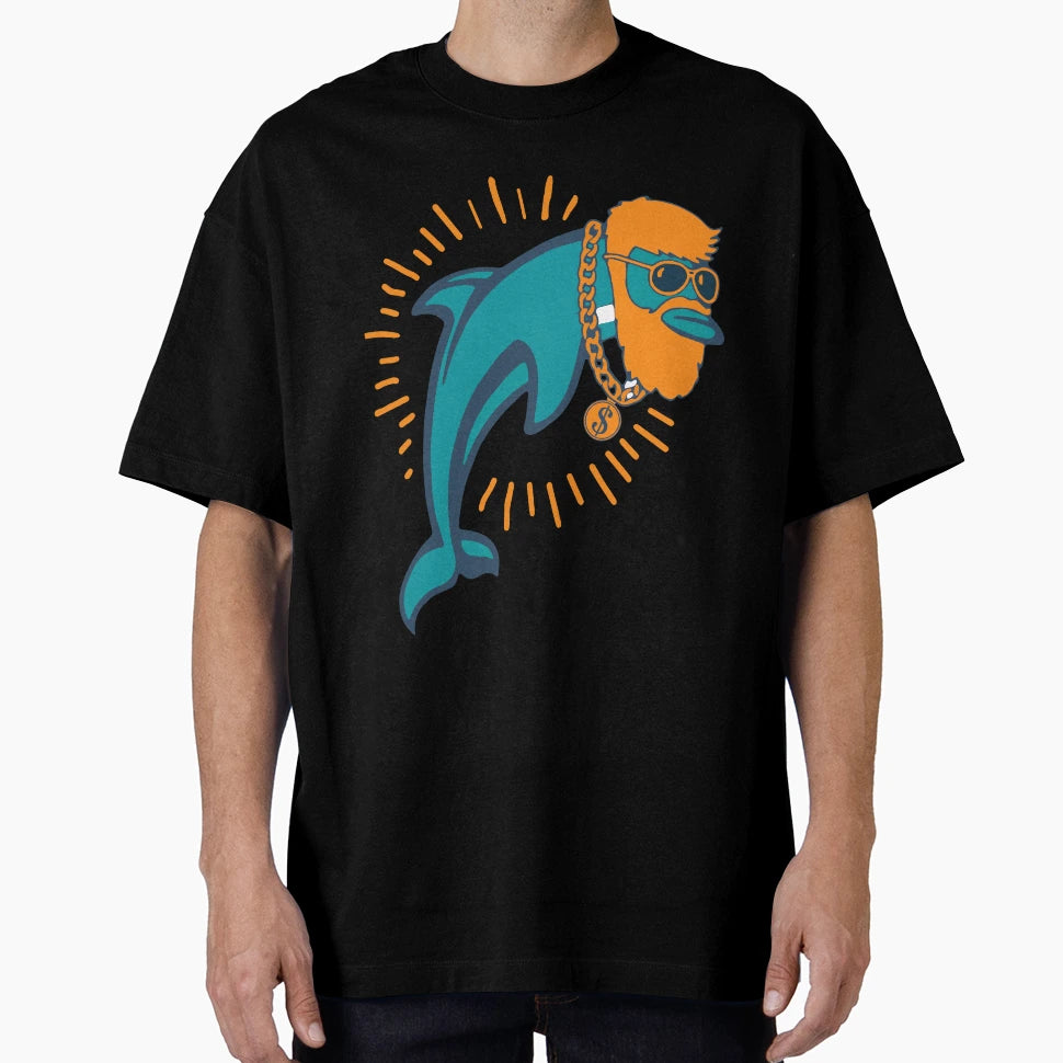 Fitz Magic Dolphins Miami Ryan T-Shirt - Fun Novelty Design Unisex - T-Shirt, Sweatshirt, Hoodie