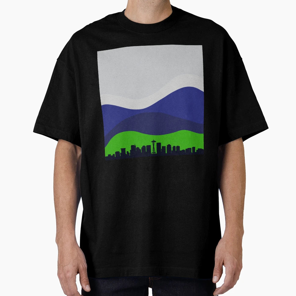 Seattle Skyline T-Shirt - Streetwear Style Men Women - T-Shirt, Sweatshirt, Hoodie