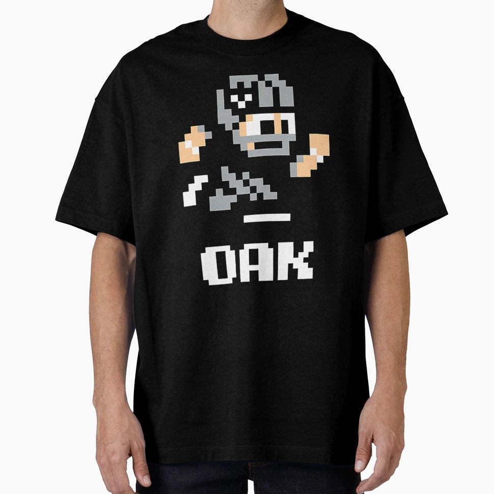 Oakland Raiders Tecmo Super Bowl T-Shirt - Casual Everyday Wear Unisex - T-Shirt, Sweatshirt, Hoodie