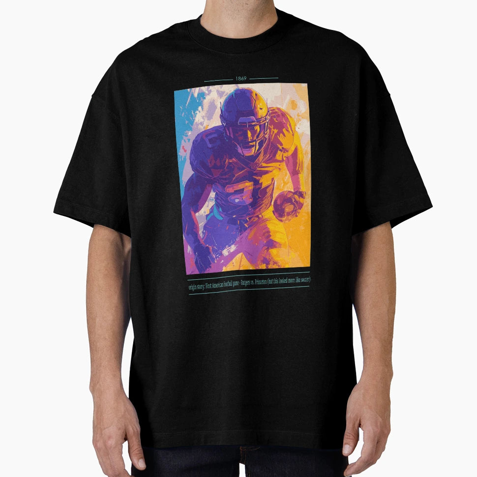 Origin Story American Football T-Shirt - Fun Novelty Design Men Women - T-Shirt, Sweatshirt, Hoodie