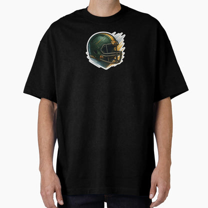 Gritty Green Helmet T-Shirt - Graphic Print Men Women - T-Shirt, Sweatshirt, Hoodie