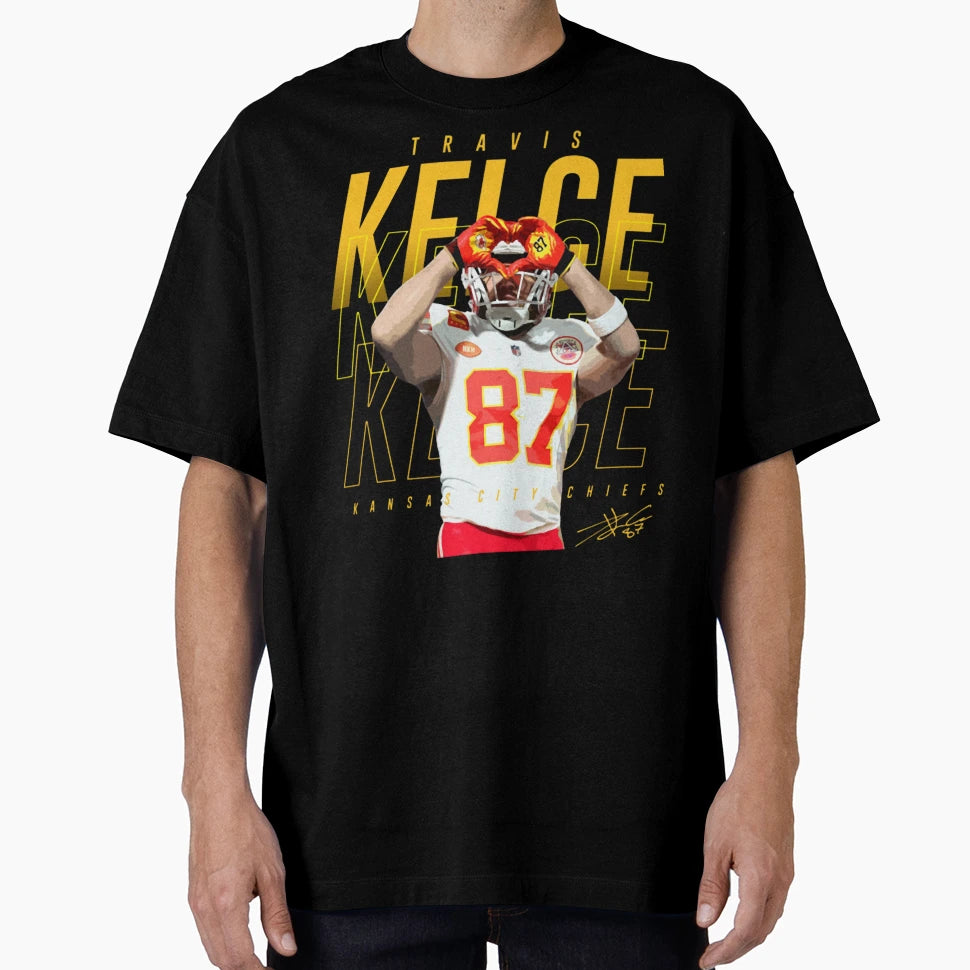 TK Heart Sign Kansas City Chiefs T-Shirt - Fun Novelty Design Unisex - T-Shirt, Sweatshirt, Hoodie