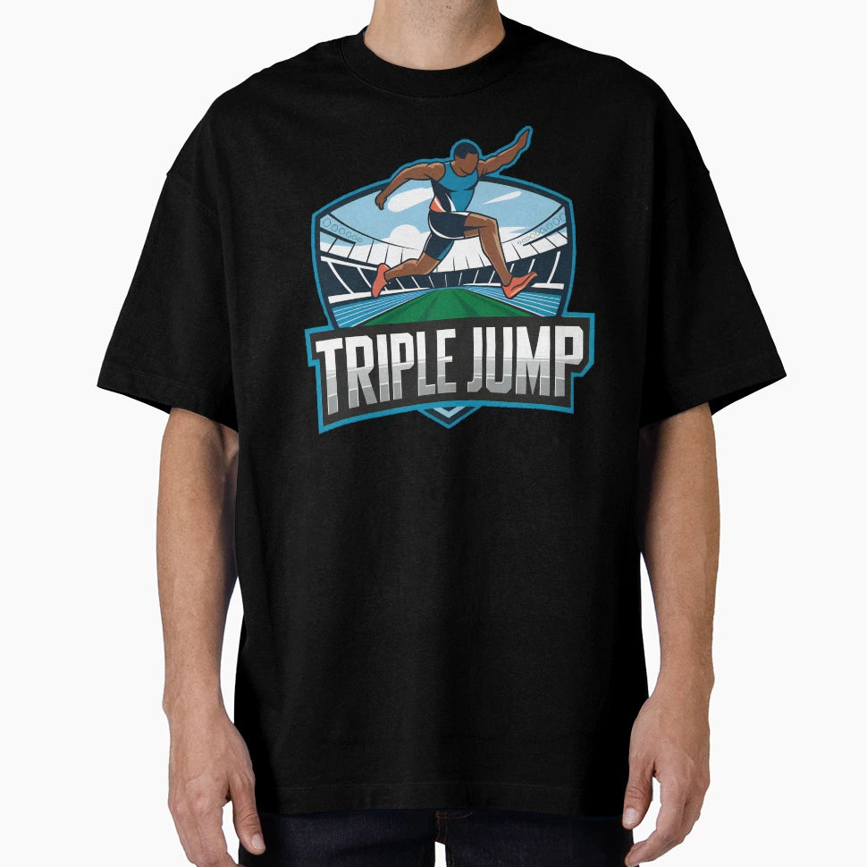 Triple Jump T-Shirt - Trendy Graphic Unisex - T-Shirt, Sweatshirt, Hoodie