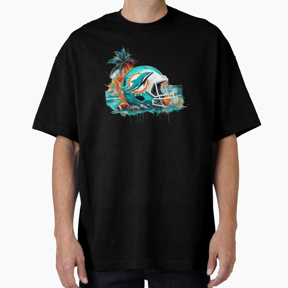 Marlins Football T-Shirt - Aesthetic Graphic for Adults - T-Shirt, Sweatshirt, Hoodie