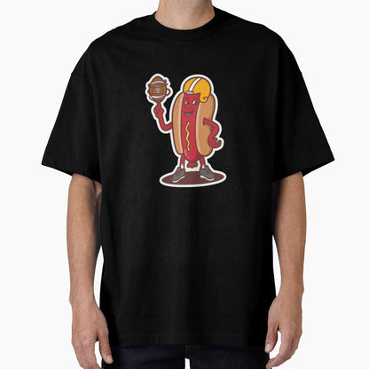 Hotdog American Football T-Shirt - Casual Everyday Wear Men Women - T-Shirt, Sweatshirt, Hoodie