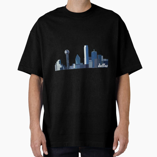 Dallas Skyline T-Shirt - Aesthetic Graphic Unisex - T-Shirt, Sweatshirt, Hoodie