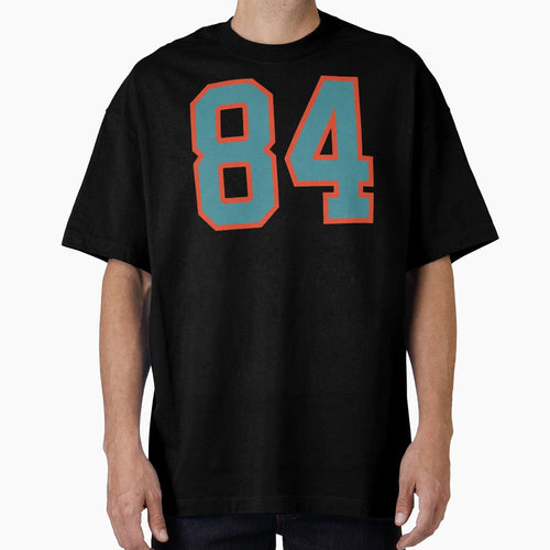 84 Number Aqua Orange Lucky Sports T-Shirt - Fun Novelty Design Men Women - T-Shirt, Sweatshirt, Hoodie