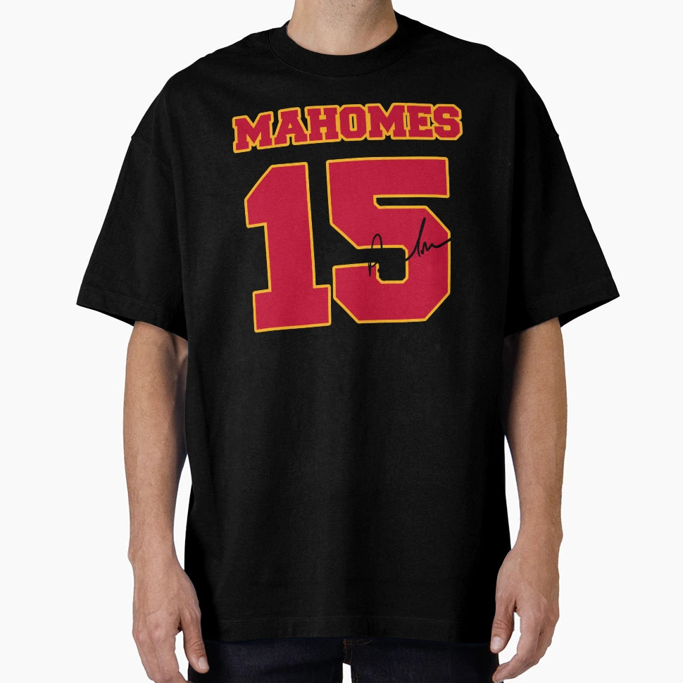 Mahomes 15 T-Shirt - Novelty Apparel Men Women - T-Shirt, Sweatshirt, Hoodie