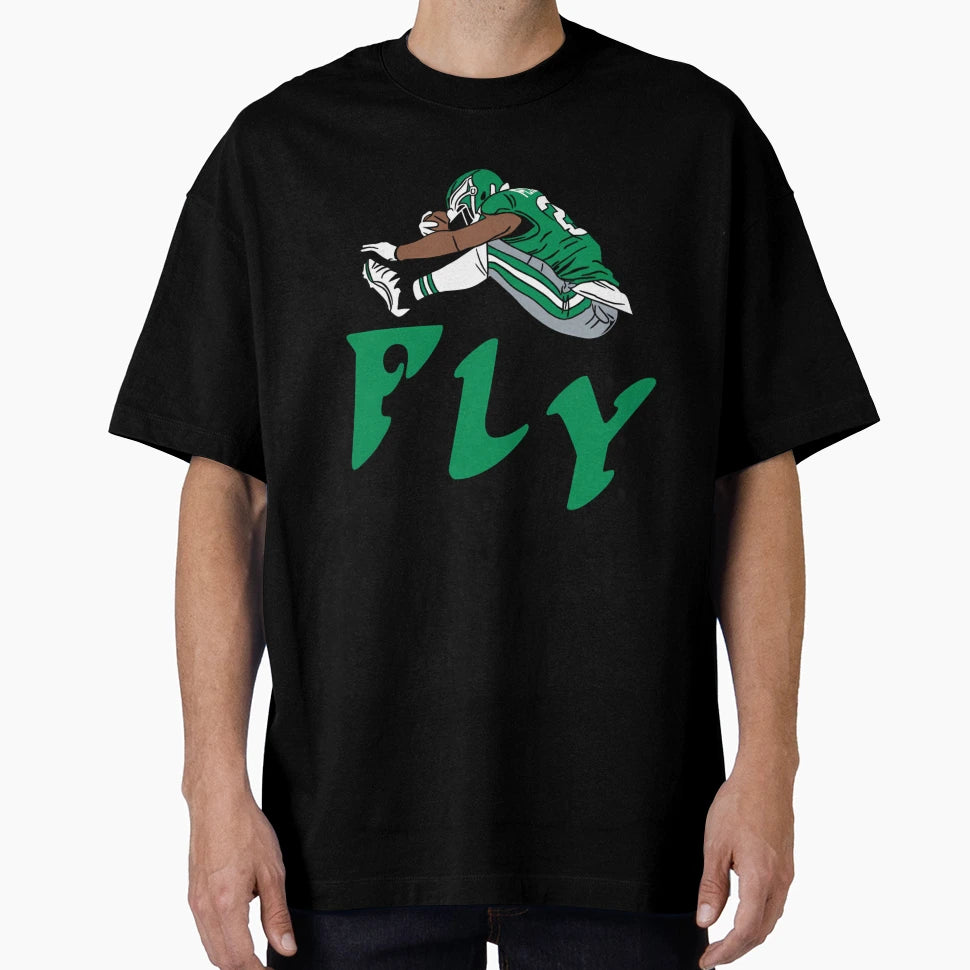 Fly Saquon Philadelphia Football T-Shirt - Casual Everyday Wear Unisex - T-Shirt, Sweatshirt, Hoodie