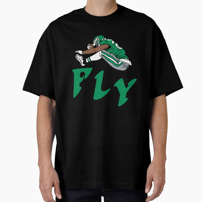 Fly Saquon Philadelphia Football T-Shirt - Casual Everyday Wear Unisex - T-Shirt, Sweatshirt, Hoodie