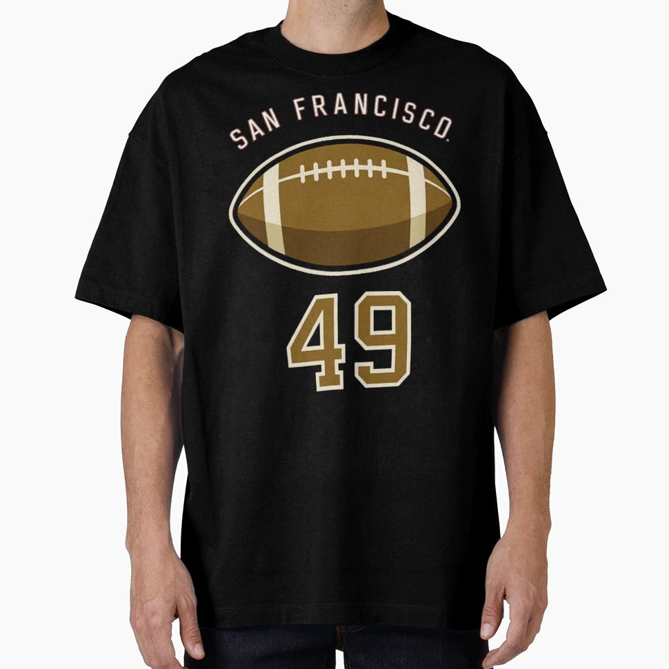 Art San Francisco 49Ers T-Shirt - Novelty Apparel for Adults - T-Shirt, Sweatshirt, Hoodie