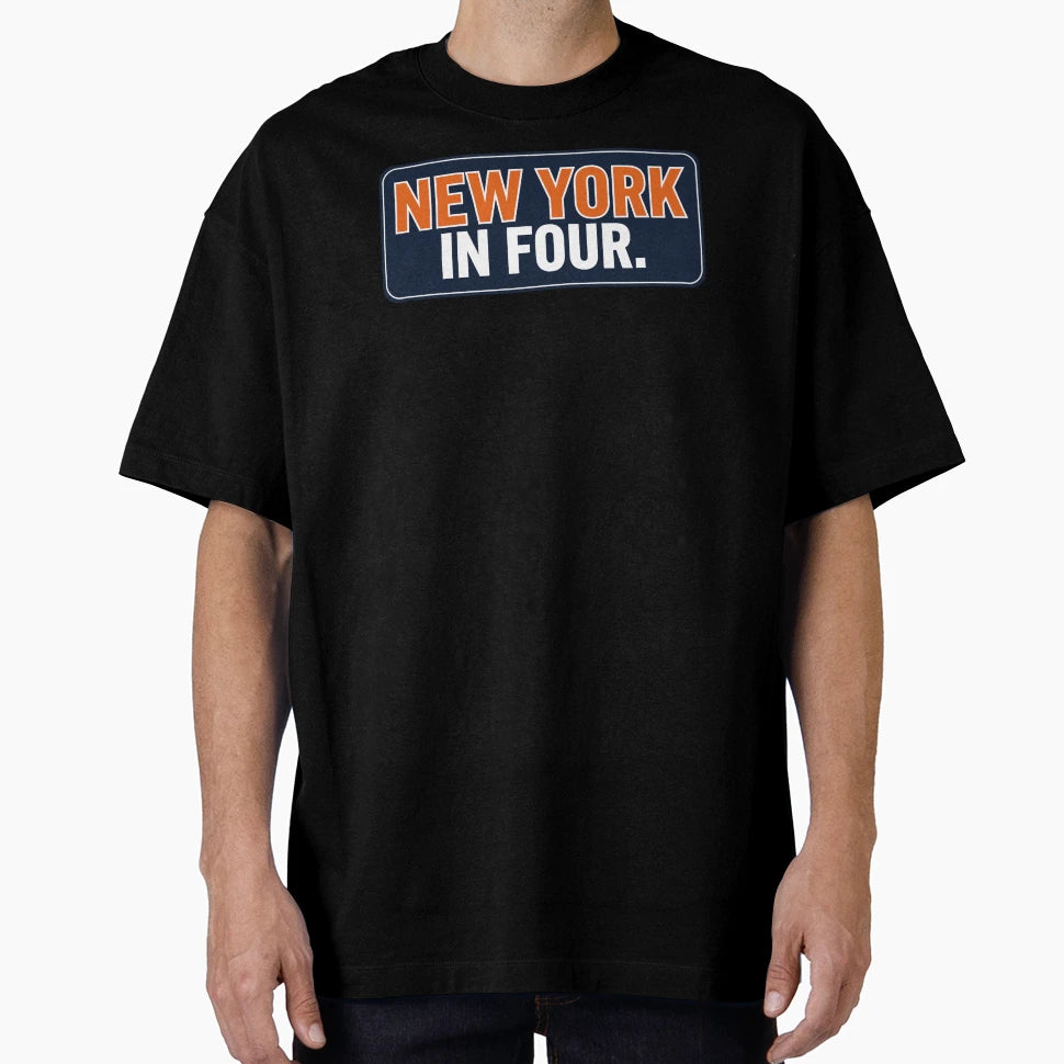 New York Four T-Shirt - Fun Novelty Design for Adults - T-Shirt, Sweatshirt, Hoodie
