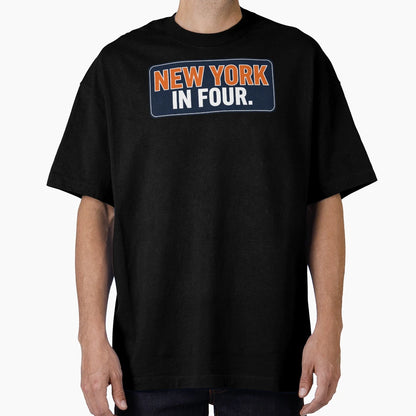 New York Four T-Shirt - Fun Novelty Design for Adults - T-Shirt, Sweatshirt, Hoodie