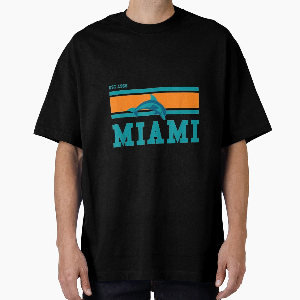 Miami Est 1966 Sports Team Athletic T-Shirt - Streetwear Style Unisex - T-Shirt, Sweatshirt, Hoodie