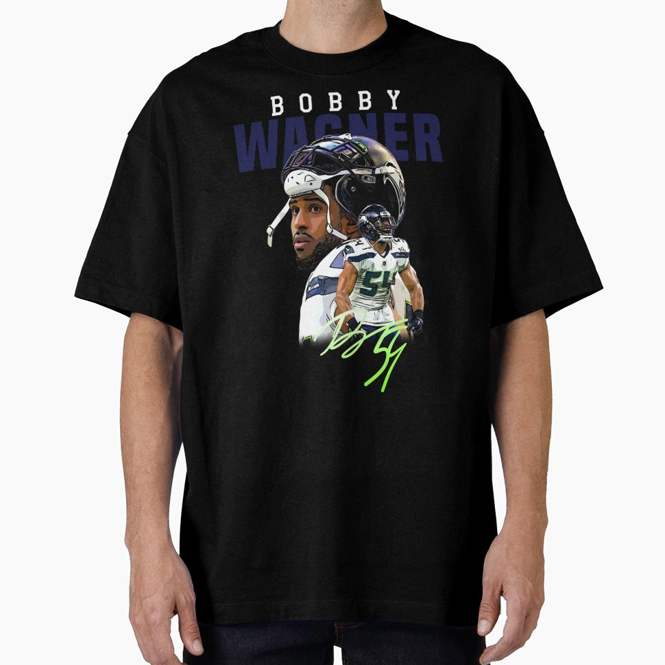 Bobby Wagner T-Shirt - Aesthetic Graphic Men Women - T-Shirt, Sweatshirt, Hoodie