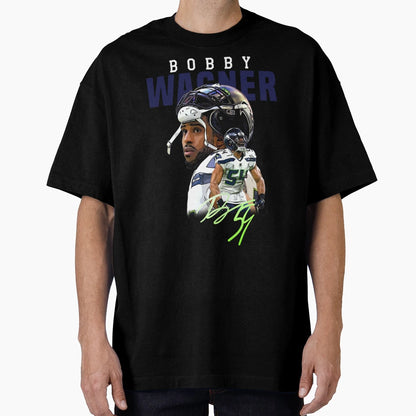 Bobby Wagner T-Shirt - Aesthetic Graphic Men Women - T-Shirt, Sweatshirt, Hoodie