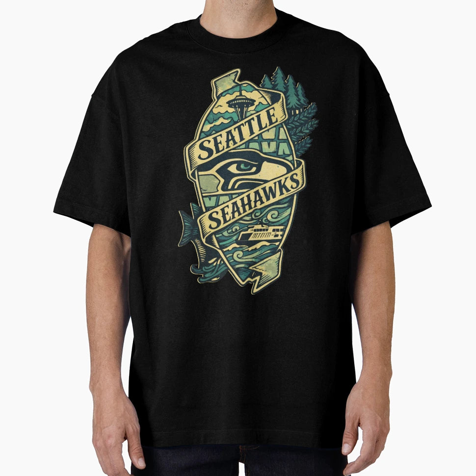 Seattle Sea T-Shirt - Streetwear Style Unisex - T-Shirt, Sweatshirt, Hoodie