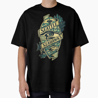 Seattle Sea T-Shirt - Streetwear Style Unisex - T-Shirt, Sweatshirt, Hoodie