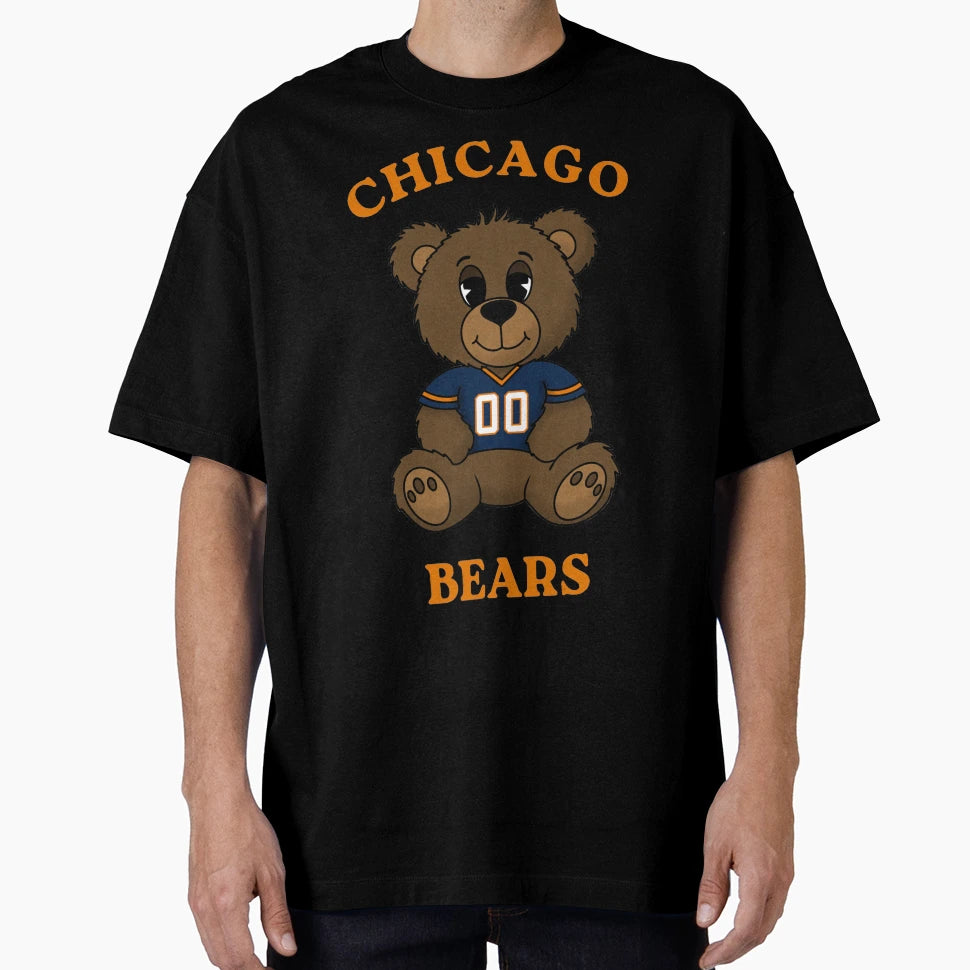 Chicago Bears Teddy T-Shirt - Novelty Apparel for Adults - T-Shirt, Sweatshirt, Hoodie