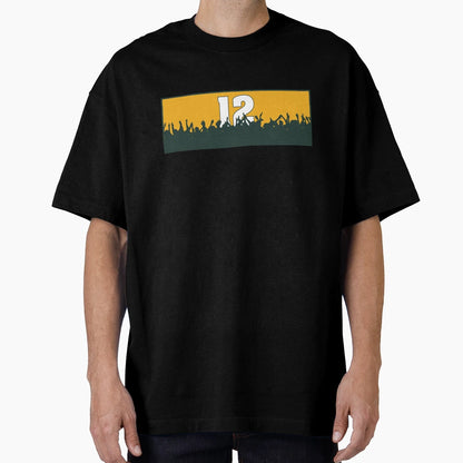 Cheering Green Bay 12 T-Shirt - Trendy Graphic Men Women - T-Shirt, Sweatshirt, Hoodie