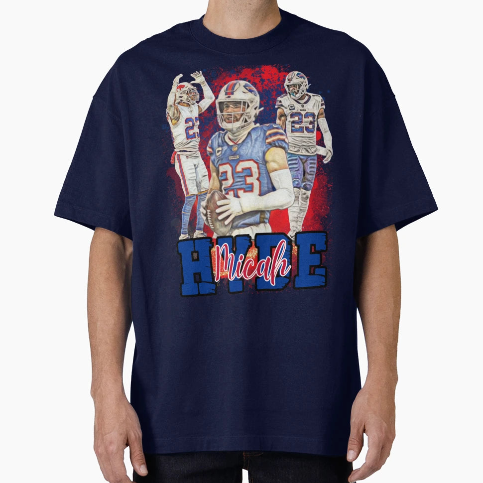 Micah Hyde Buffalo Bills Player Tribute T-Shirt - Graphic Print Men Women - T-Shirt, Sweatshirt, Hoodie