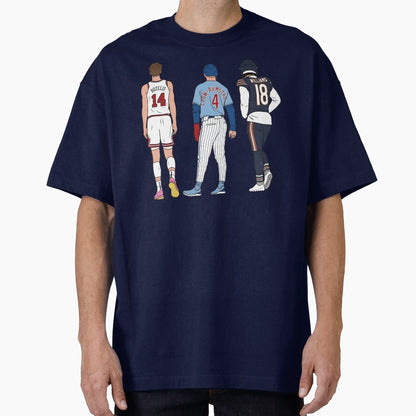Chicago Big 3 T-Shirt - Graphic Print Men Women - T-Shirt, Sweatshirt, Hoodie