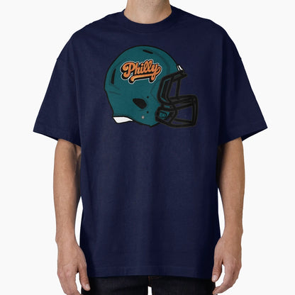 Philadelphia Pretzels Modern Helmet T-Shirt - Graphic Print Unisex - T-Shirt, Sweatshirt, Hoodie
