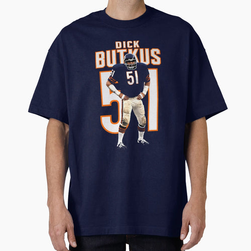 Dick Butkus Chicago Bears 51 T-Shirt - Aesthetic Graphic for Adults - T-Shirt, Sweatshirt, Hoodie