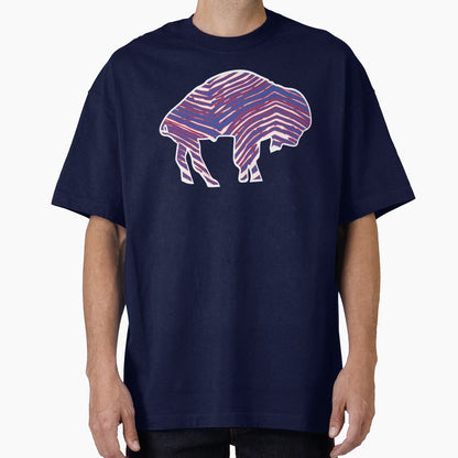 Zebra Stripe Buffalo T-Shirt - Graphic Print Men Women - T-Shirt, Sweatshirt, Hoodie